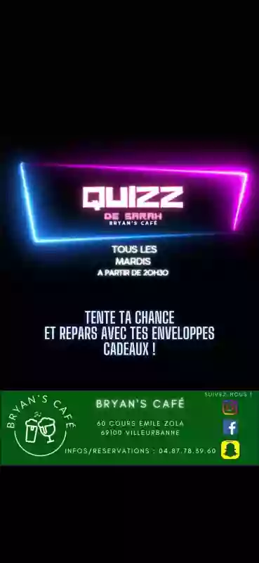 Événements - Bryan's Café - Restaurant Villeurbanne - Pub Villeurbanne